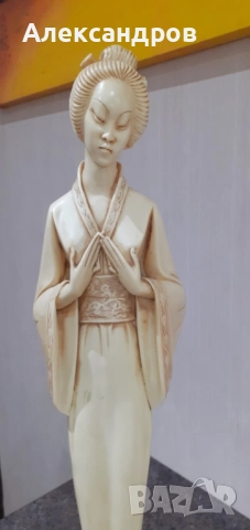 Продавам ретро ориенталска фигура 48см., снимка 6 - Други ценни предмети - 52354502