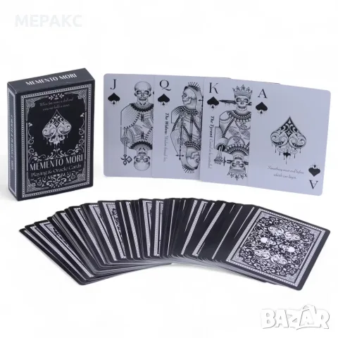 Готически карти  Memento Mori, снимка 3 - Карти за игра - 56223760