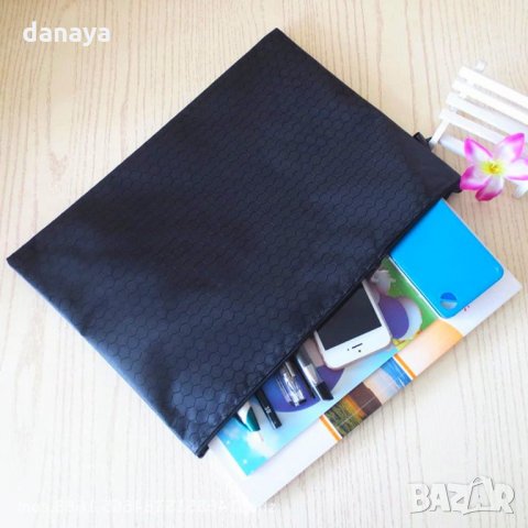 2320 Текстилна папка с цип А4, промазан плат, снимка 2 - Ученически пособия, канцеларски материали - 33848201