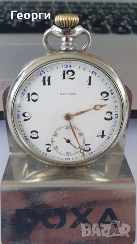 Швейцарски антикварен джобен часовник ZENITH , снимка 2 - Антикварни и старинни предмети - 38813141