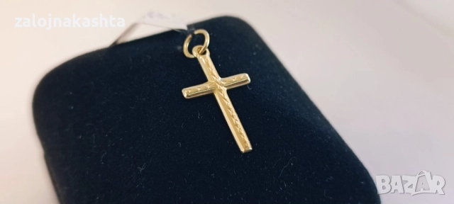 Нов Златен кръст-0,61гр/14кр, снимка 3 - Колиета, медальони, синджири - 52799596