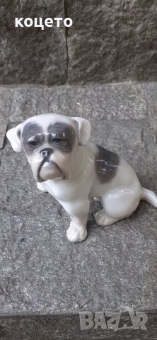 Порцелан royal copenhagen porcelain dog 1452/2802, снимка 3 - Антикварни и старинни предмети - 37643473