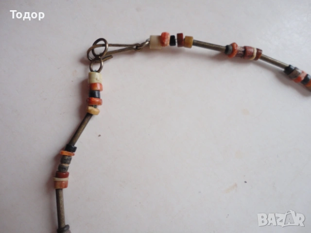 Уникално позлатено сребърно колие с камъни 925, снимка 6 - Колиета, медальони, синджири - 54082202