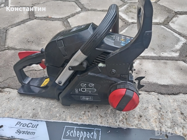 моторен верижен трион scheppach csp41 , снимка 3 - Други машини и части - 51934839