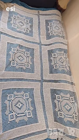 
Ръчно плетени покривки, снимка 2 - Антикварни и старинни предмети - 49928185