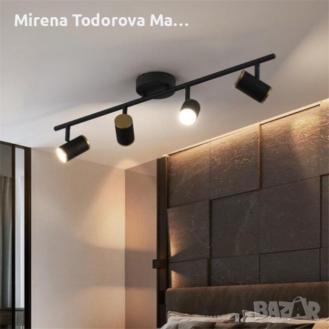 лед Led стенна лампа за баня Шкаф за грим 54 см, с 3 лампи, снимка 2 - Лампи за стена - 37229411