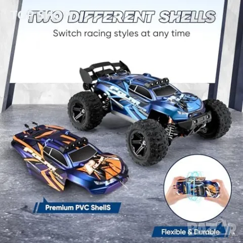 Нова дрифтова офроуд Кола с дистанционно управление Детска играчка, снимка 7 - Конструктори - 49307244