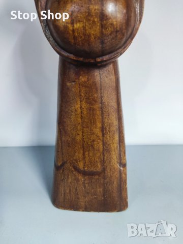 Дървена фигура семейство дърворезба Индонезия манго , снимка 2 - Декорация за дома - 44352567