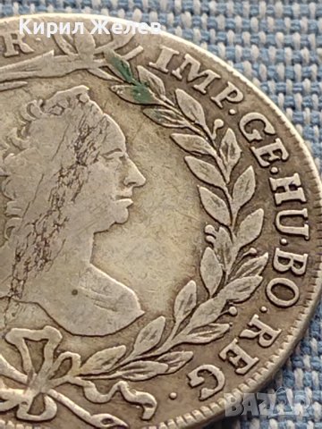 Сребърна монета 20 кройцера 1764г. Мария Терезия Виена Свещена Римска Империя 13618, снимка 4 - Нумизматика и бонистика - 42899895