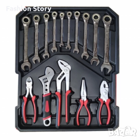 Професионален куфар с инструменти IF Tools BLACK GOLD 2024 – 599 части, CR-V стомана, снимка 3 - Куфари с инструменти - 51943660