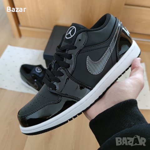 Nike Air Jordan 1 Low Carbon Black All Star размер 42 номер обувки маратонки черни кецове мъжки , снимка 8 - Маратонки - 39197684