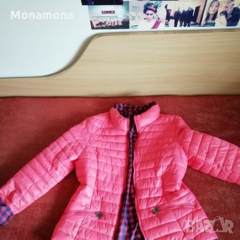 РАЗПРОДАЖБА – олекотено яке с две лица, снимка 2 - Якета - 31789839