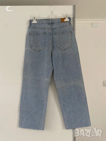 Дамска дънки с камъни, снимка 2 - Дънки - 53302417