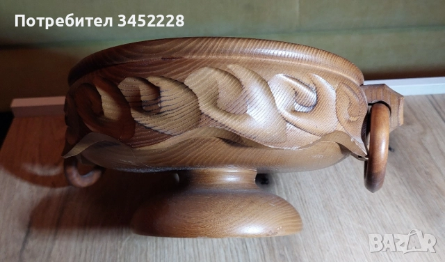 дърворезба купа за ценители , снимка 4 - Декорация за дома - 52257580