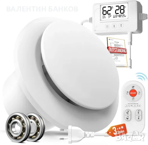 Вентилатори за баня Р205Е,Р107 и Р109