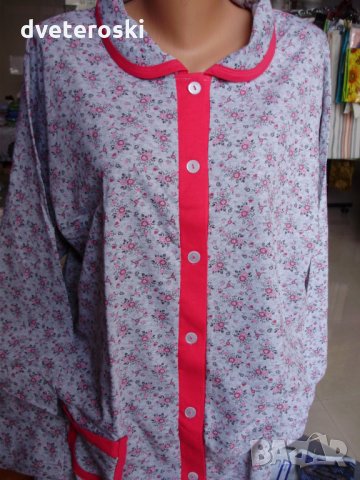 Дамска пижама с дълъг ръкав  с копчета, снимка 10 - Пижами - 30861650