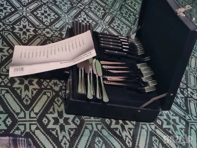 Нов комплект прибори за хранене на немски, снимка 13 - Прибори за хранене, готвене и сервиране - 51219698