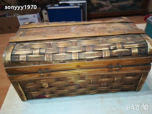 антика-стара плетена кутия 2403240944LNWC, снимка 13 - Антикварни и старинни предмети - 44920208