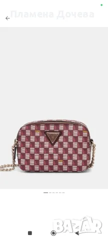 Чанта GUESS бордо