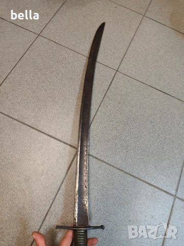 Автентична френска пехотна офицерска сабя, модел 1795 г., снимка 12 - Антикварни и старинни предмети - 54113412