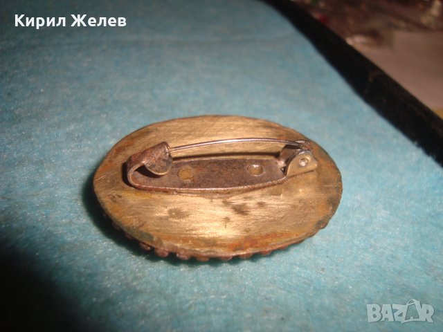 СТАРА ПОСРЕБРЕНА СКЪПОЦЕННА АРТ ДЕКО БРОШКА с БЯЛ ИВИЧЕСТ АХАТ БИЖУ МАЙСТОРСКА РЪЧНА ИЗРАБОТКА 25378, снимка 12 - Антикварни и старинни предмети - 34884026