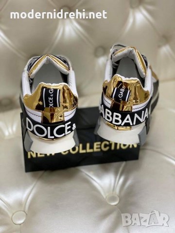 Дамски маратонки Dolce&Gabbana Gold, снимка 2 - Маратонки - 29842092