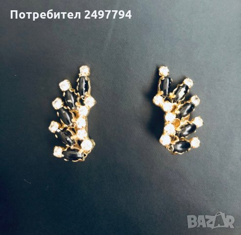 Обеци-клипс, снимка 2 - Обеци - 29766368