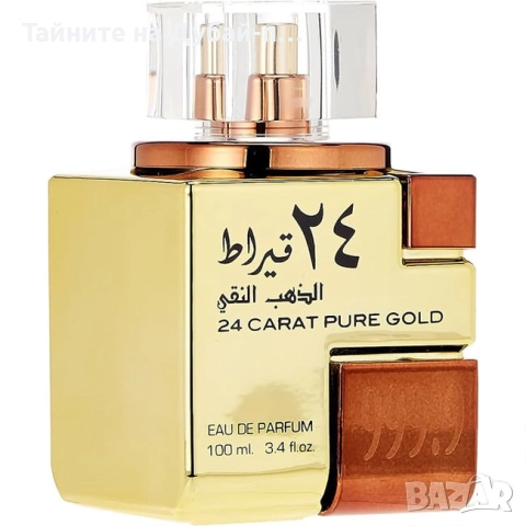 Lattafa 24 Carat Pure Gold Eau De Parfum 100ml, снимка 3 - Дамски парфюми - 52569212