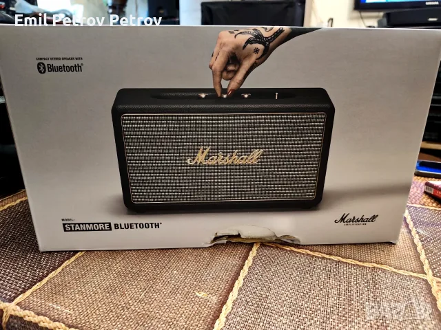 🌟🌟🌟 Нов!!! Marshall Stanmore1 Black ,Bluetooth Тонколона