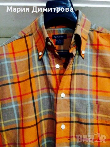Мъжка риза GANT 100% памук, снимка 3 - Ризи - 39932576