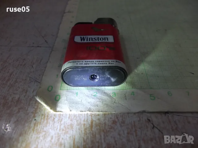 Запалка "Winston" френска газова с камъче работеща, снимка 3 - Колекции - 50010386