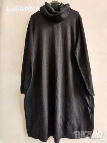 СТРАХОТНА ПЛЕТЕНА РОКЛЯ С ПОЛО ЯКА 3XL 