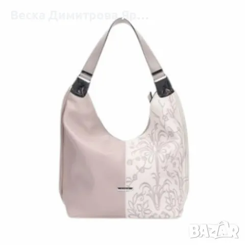 Елегантна дамска чанта с флорални мотиви, снимка 6 - Чанти - 50107040