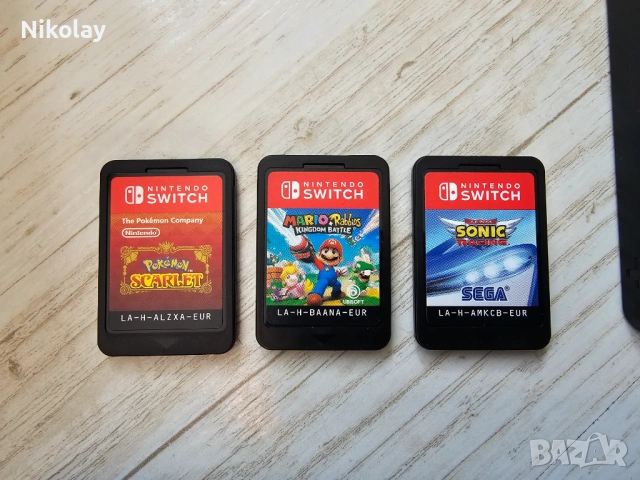Nintendo Switch OLED + 3 игри, снимка 3 - Nintendo конзоли - 53167601