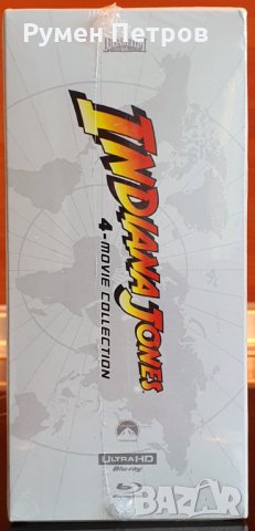 Нова 4К + блу рей стилбук 9 диска колекция ИНДИАНА ДЖОУНС 2022 4k Steelbook INDIANA JONES , снимка 6 - Blu-Ray филми - 33888052
