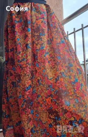 Цветна пола,р-р С/М, снимка 2 - Поли - 52665763