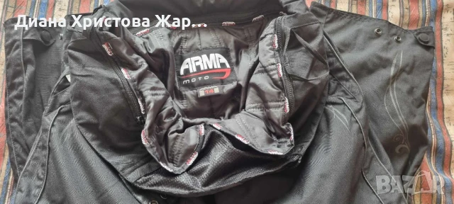 ДАМСКИ ТЕКСТИЛЕН МОТО ПАНТАЛОН, снимка 6 - Панталони - 50584840