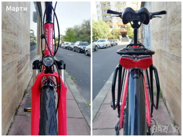 Немски Велосипед Стивънс*27скорости*28цола*Хидравлични Спирачки*Като Ново, снимка 3 - Велосипеди - 48372739