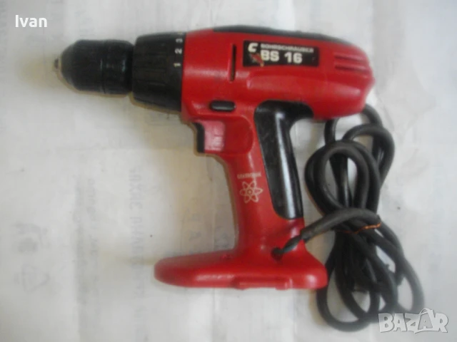 BS-16 НЕМСКИ ВИНТОВЕРТ С КАБЕЛ РАБОТЕЩ НА 12 ВОЛТА АКУМУЛАТОР НА КОЛА