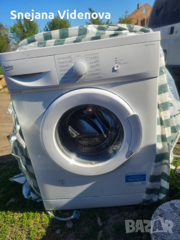 Пералния БЕКО Капацитет 5 килограма работи без проблемно , снимка 2 - Перални - 54242549