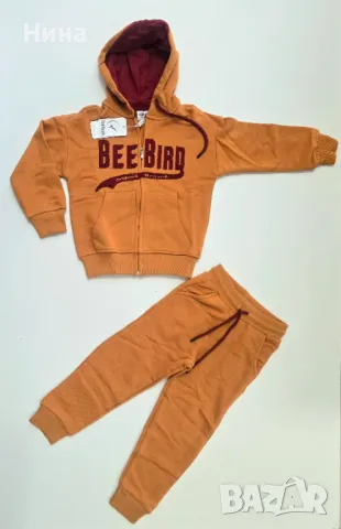Комплект Bee Bird в оранж, с цип , снимка 6 - Детски комплекти - 47616931