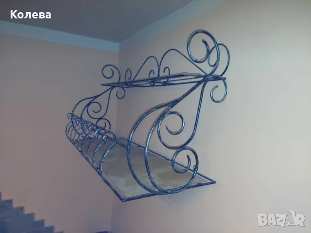 Цветарник ковано желязо, снимка 8 - Други стоки за дома - 47833057
