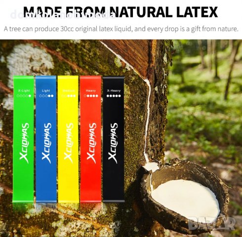 Ластик за тренировка 60 сантиметра, С различно съпротивление , снимка 9 - Фитнес уреди - 31246148