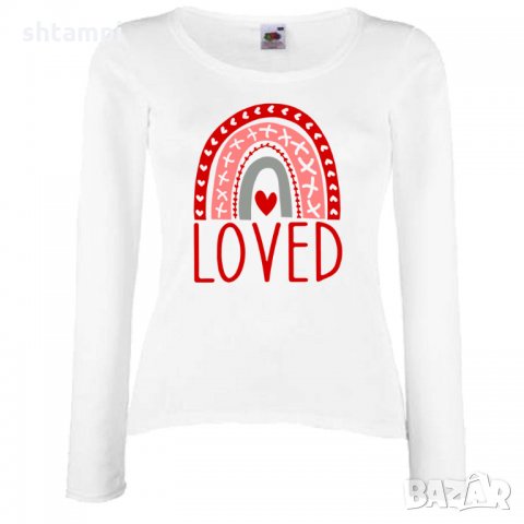 Дамска тениска Loved, снимка 3 - Тениски - 35552213