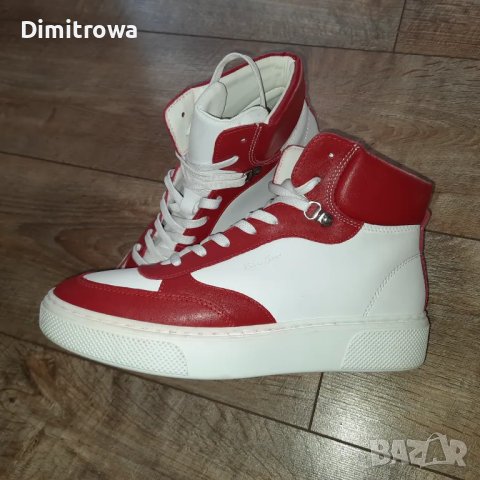 н.40 Kate Gray Sneaker, mid cut