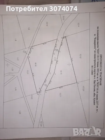 Продавам парцел на асфалтов път до почивна станция Иглика