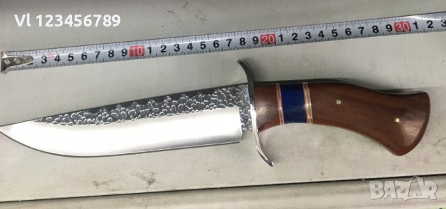 Стабилен и тежък ловен нож, кания 180х315