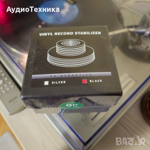 ПРОМО/Клампа Aluminum Stabilizer with Bubble Level Black Cтабилизатор, снимка 15 - Грамофони - 54258522