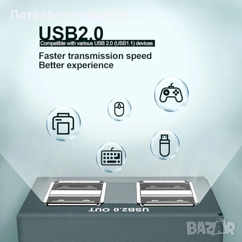 USB Екстендер, снимка 2 - Кабели и адаптери - 52947153