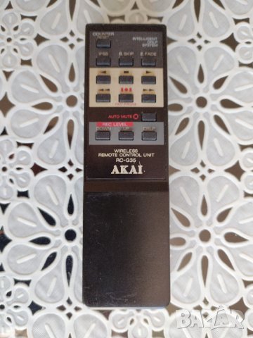 Akai RC-G35, Made in Japan дистанционно за декове Акай, снимка 1 - Декове - 42407844